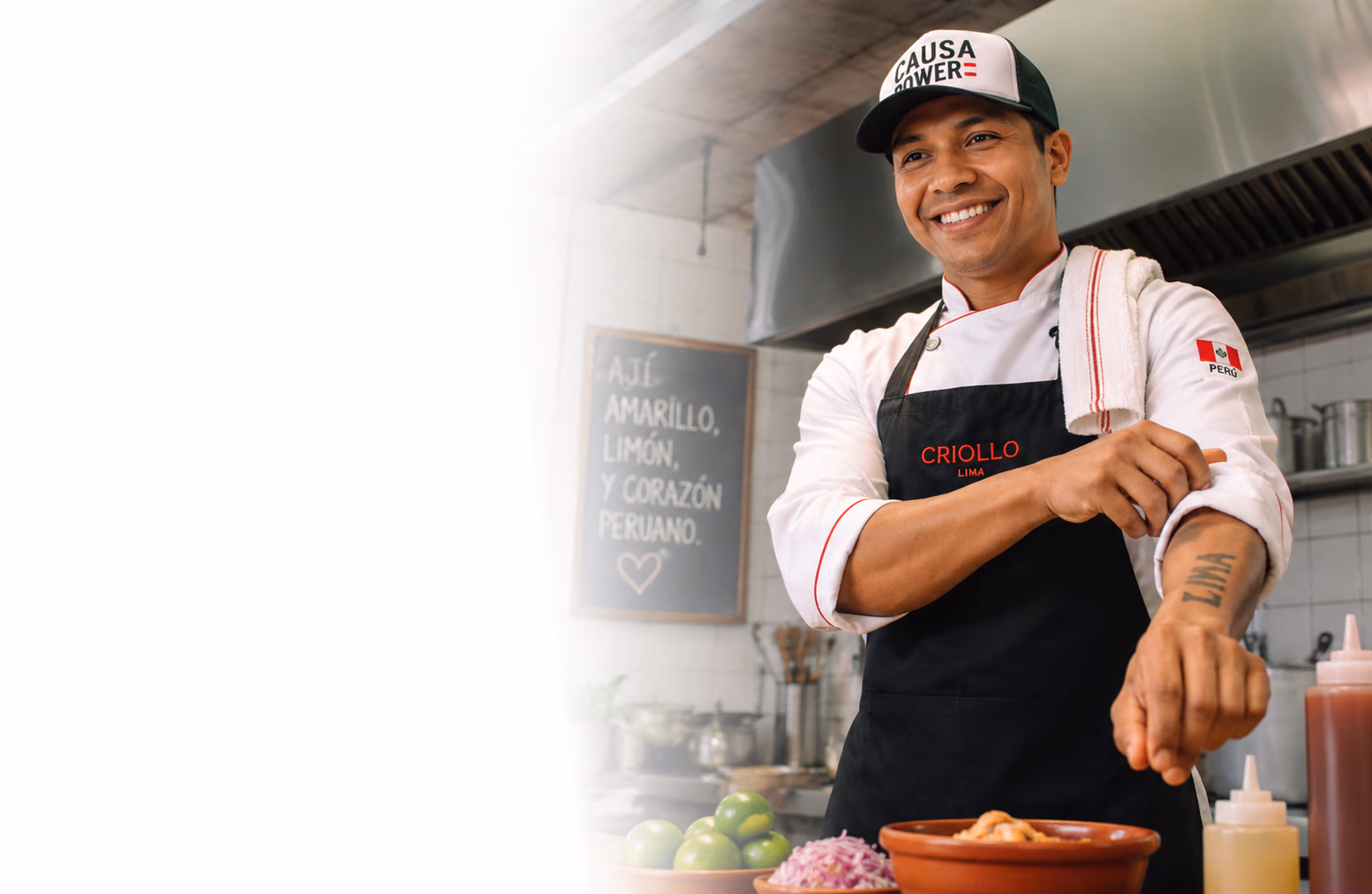 Chef en cocina