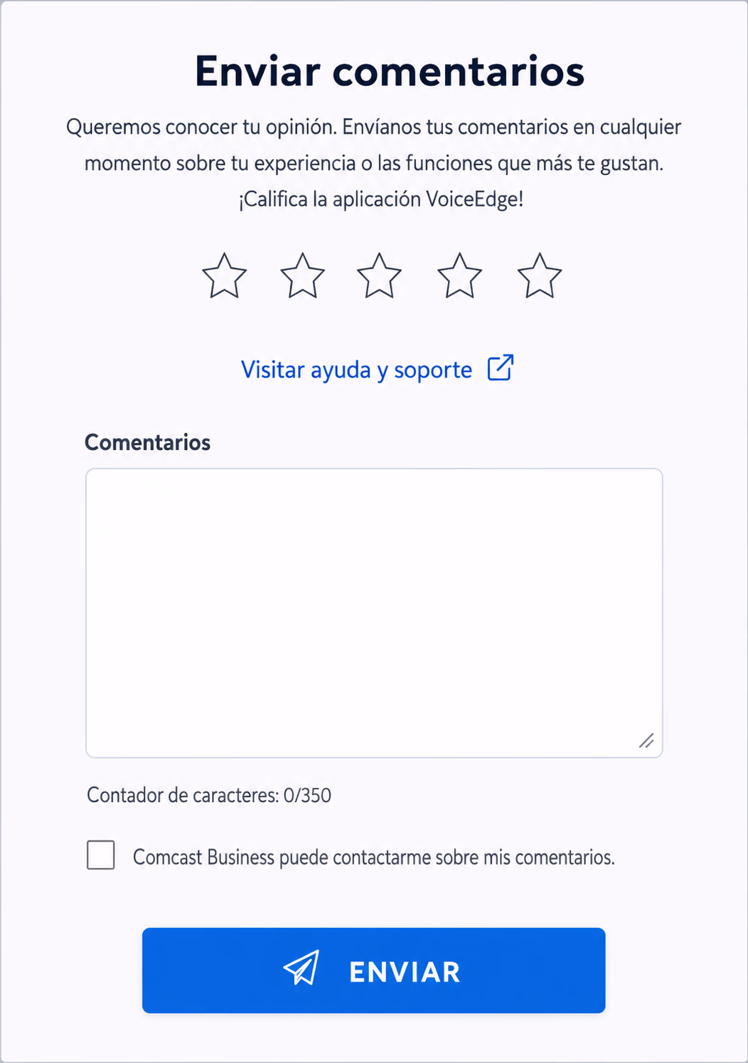 Comentarios VoiceEdge