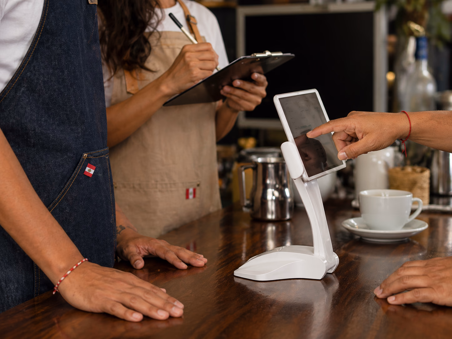 Tecnología en restaurante