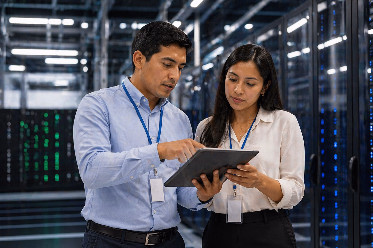 Equipo revisando soluciones de ciberseguridad