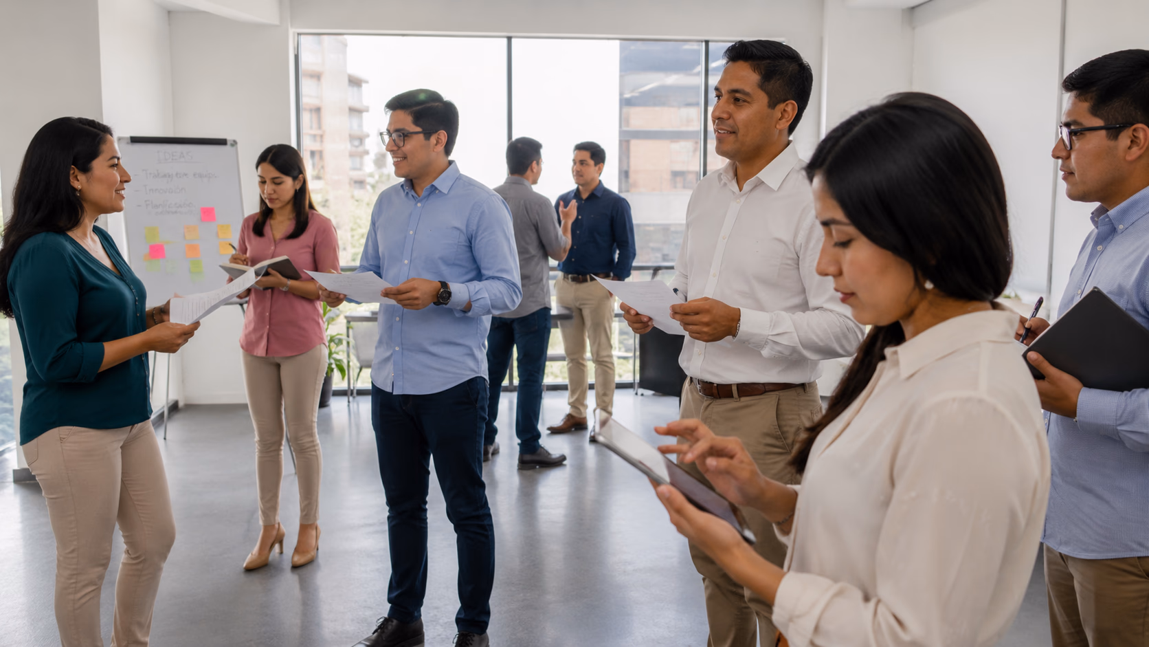 Grupo de personas trabajando en una oficina